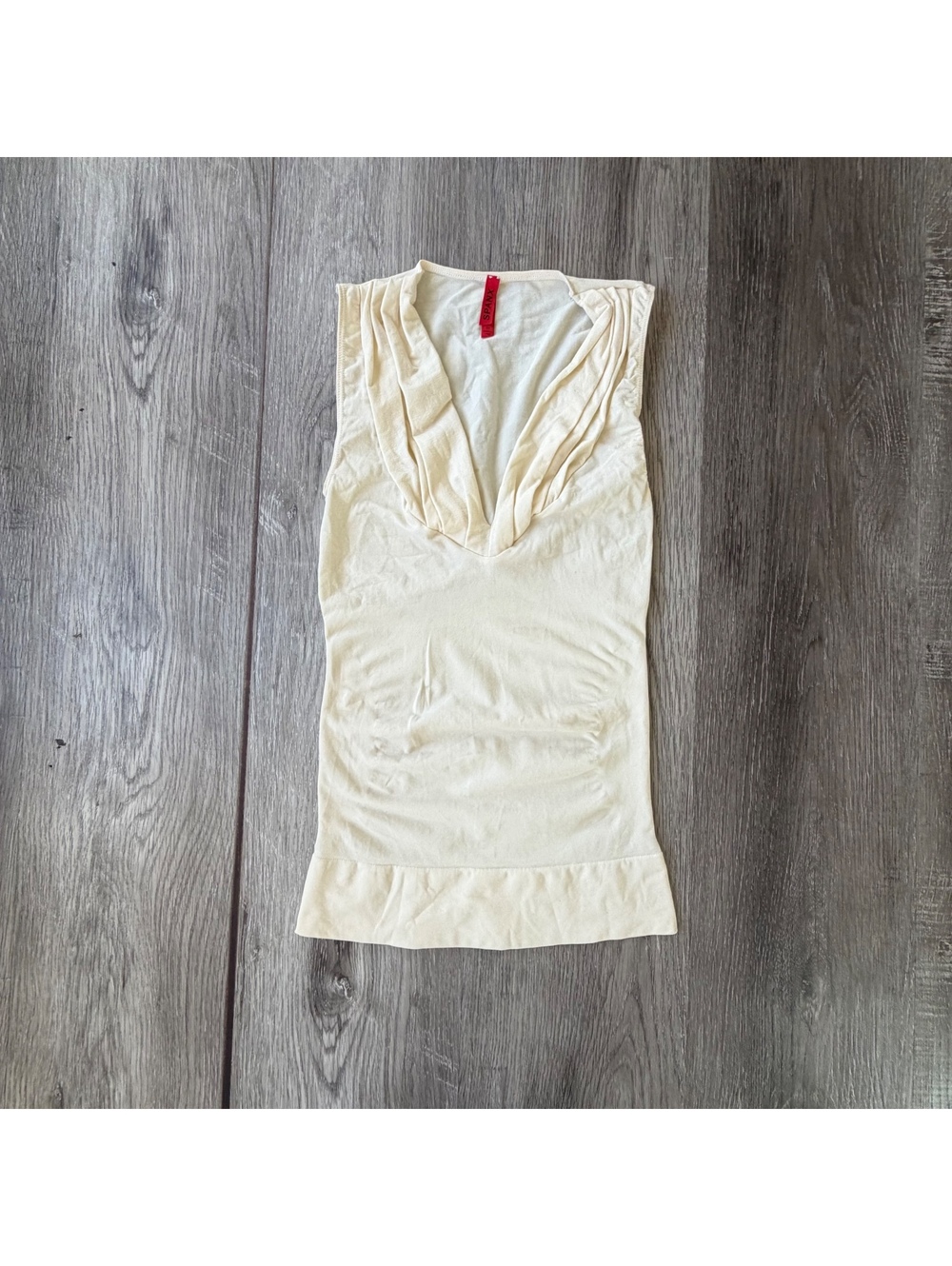 Spanx "On Top and In Control" Draped V-Neck Shaping Top Size M